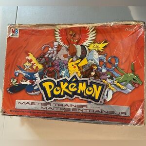 Pokemon Master Trainer Game by Milton Bradley